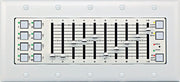 Lightronics SC910D 18-Scene DMX In/Out Merge Controller, 8 Buttons / 10 Faders, Desktop
