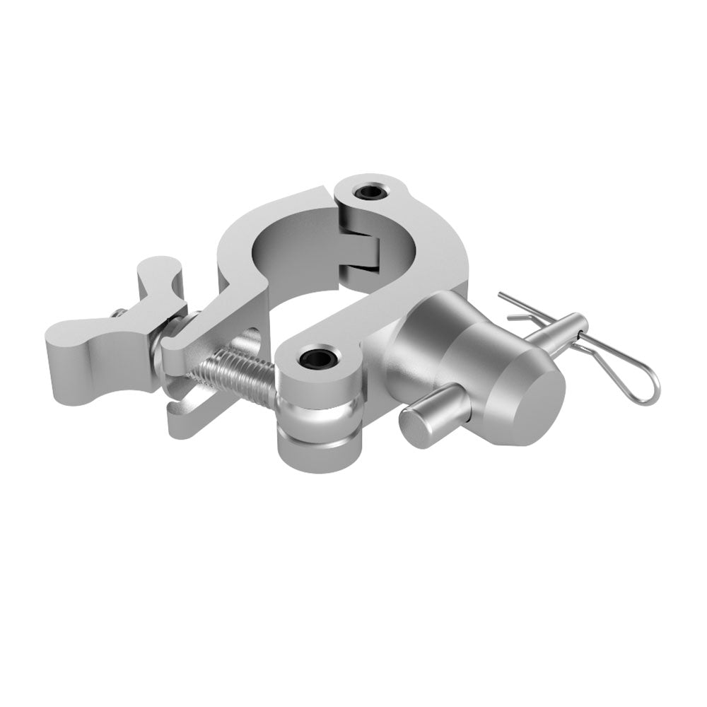 Global Truss ST-824 Side-Entry Coupler Clamp with Reversed Elbow and Half Coupler