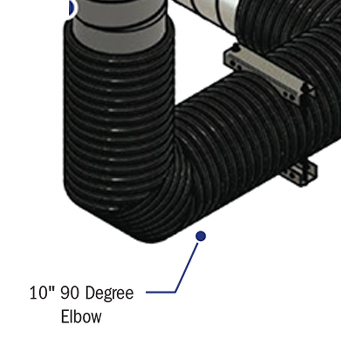 Ultratec 10 in 90 degree Elbow