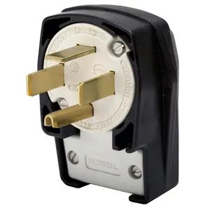 HBL9462C - Hubbell Plug, Angle, 3P4W, 60A 125/250V, 14-60P