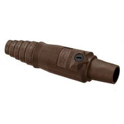 HBL400FBN - Hubbell Single Pole, 400A Female Plug, Brown