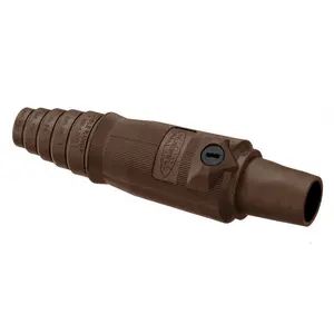 HBL400FBN - Hubbell Single Pole, 400A Female Plug, Brown