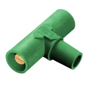 HBLPTGN - Hubbell Single Pole, Parallel Tee, Female-Male-Male, Green