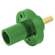HBL15MRSGN - Hubbell Single Pole Series 15 Inlet, Stud, 150A, Green