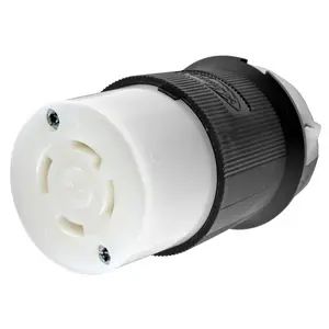 HBL2713 - Hubbell Twist-Lock Connector, 30A 125/250V, L14-30R, Black/White