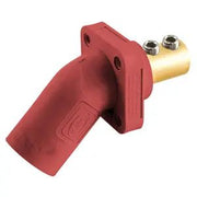 HBLMRAR - Hubbell Single Pole, 300/400A Angle Inlet, Screw, Red