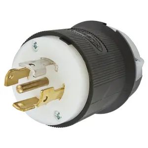 HBL2811FC - Hubbell Twist-Lock Plug, 4P5W, 30A 120/208V, L21-30P, Flat Cable Mod