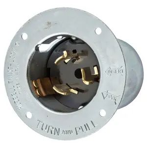 CS6375 - Hubbell Twist-Lock Inlet, 50A 125/250V, 3P4W