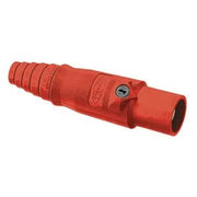 HBL400MR - Hubbell Single Pole, 400A Male Plug, Red