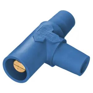 HBLTBL - Hubbell Single Pole, Tapping Tee, Female-Female-Male, Blue