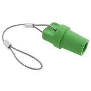 HBLMCAPGN - Hubbell Single Pole, Male Cap, Green
