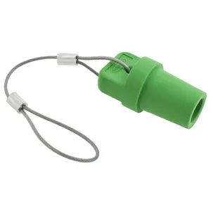 HBLMCAPGN - Hubbell Single Pole, Male Cap, Green