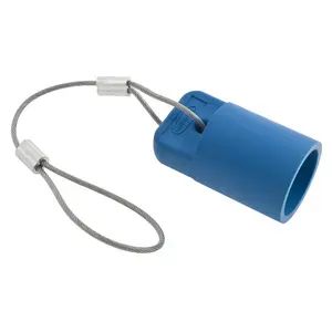 HBLFCAPBL - Hubbell Single Pole, Female Cap, Blue