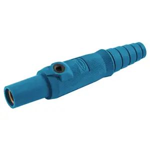 HBL15FBL - Hubbell Single Pole Series 15 Female Plug, 150A, Blue
