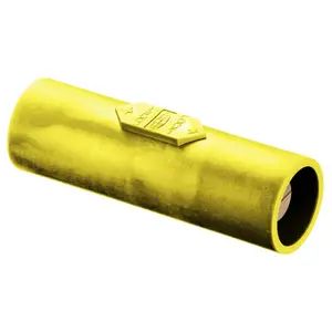 HBLDMY - Hubbell Single Pole, Double Male Connector, Yellow