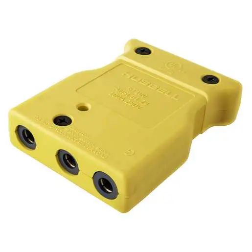 HBL106SPF - Hubbell 100A 250V Stage Pin Inline Female