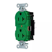 5352STGN - Hubbell Edge, Pro Receptacle, Commercial, 20A 125V, Green