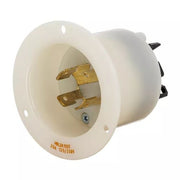 HBL2415ST - Hubbell Twist-Lock Flanged Inlet, 20A 125/250V, L14-20P, Spring Terminal