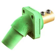 HBLFRAGN - Hubbell Single Pole, 300/400A Angle Receptacle, Screw, Green