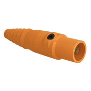 HBL400MO - Hubbell Single Pole, 400A Male Plug, Orange