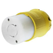 HBL24CM23 - Hubbell Twist-Lock Connector, CM, 20A 3-Phase 250V, L15-20R, Yellow