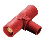 HBLPTR - Hubbell Single Pole, Parallel Tee, Female-Male-Male, Red
