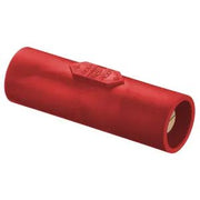 HBLDMR - Hubbell Single Pole, Double Male Connector, Red