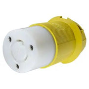 HBL23CM13 - Hubbell Twist-Lock Connector, CM, 20A 125V, L5-20R, Yellow
