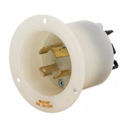 HBL2715ST - Hubbell Twist-Lock Flanged Inlet, 30A 125/250V, L14-30P, Spring Terminal