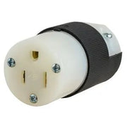 HBL5269C - Hubbell Connector, 15A 125V, 5-15R, Black/White
