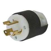 HBL4570C - Hubbell Twist-Lock Plug, 15A 250V, L6-15P, Black/White