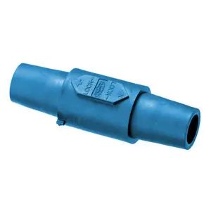 HBLDFBL - Hubbell Single Pole, Double Female Connector, Blue