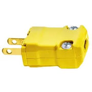 HBL5865VY - Hubbell Valise Plug, 15A 125V, 1-15P, Yellow, Non-Polarized