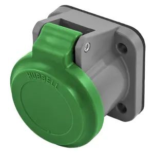 HBLNCGN - Hubbell Single Pole, Non-Metallic Cover, Green