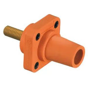 HBLFRSO - Hubbell Single Pole, 300/400A Female Stud Receptacle, Orange