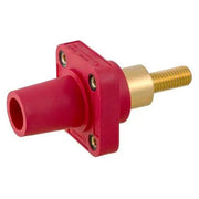 HBLFRSCER - Hubbell Single Pole, 300/400A Female Extended Stud Receptacle, Red