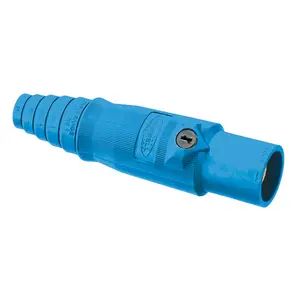 HBL400MBL - Hubbell Single Pole, 400A Male Plug, Blue