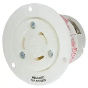 HBL3335C - Hubbell Twist-Lock Flanged Receptacle, 30A 125/250V, 3P3W