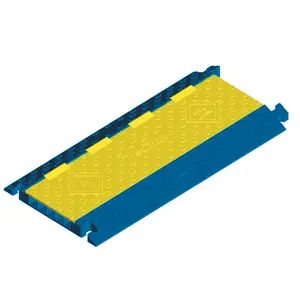 HBLTRED5B - Hubbell TredTrak, 5-Channel, Blue & Yellow