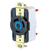 HBL2620ST - Hubbell Twist-Lock Receptacle, 30A 250V, L6-30R, Black, Spring Terminal