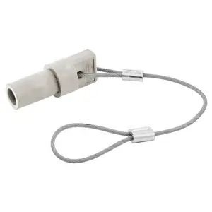HBL15MCAPW - Hubbell Single Pole Series 15 Male Cap, White