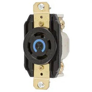 HBL2720 - Hubbell Twist-Lock Receptacle, 30A 3-Phase 250V, L15-30R, Black