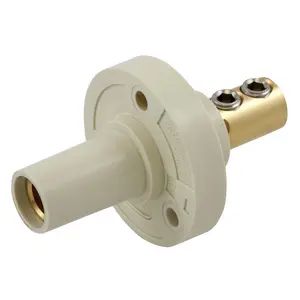 HBL15FRW - Hubbell Single Pole Series 15 Receptacle, Double Set Screw, White