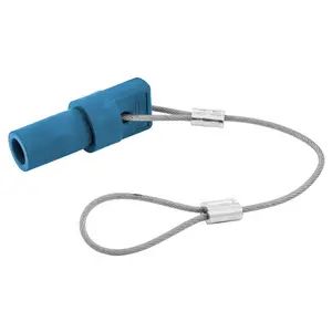 HBL15MCAPBL - Hubbell Single Pole Series 15 Male Cap, Blue