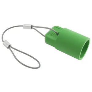 HBLFCAPGN - Hubbell Single Pole, Female Cap, Green