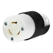 HBL4579C - Hubbell Twist-Lock Connector, 15A 250V, L6-15R, Black/White