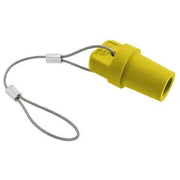 HBLMCAPY - Hubbell Single Pole, Male Cap, Yellow