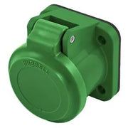 HBLNCAGN - Hubbell Single Pole, Non-Metallic Cover, Green