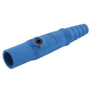 HBL15MBL - Hubbell Single Pole Series 15 Male Plug, 150A, Blue