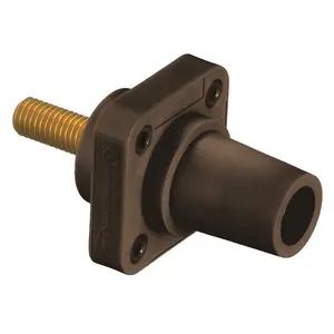 HBLFRSBN - Hubbell Single Pole, 300/400A Female Stud Receptacle, Brown
